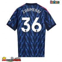 Camisa de Futebol Arsenal Martin Zubimendi #36 Equipamento Secundário 2025-26 Manga Curta